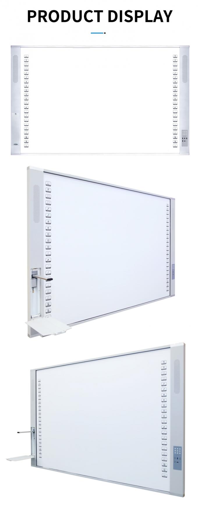 96 Zoll tragbares interaktives Whiteboard Smart Whiteboard mit Laserprojektor 10