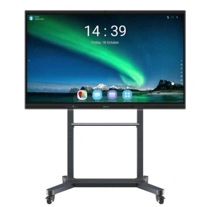 Portable mobile Stand für intelligente interaktive Flachbildschirme 55-86 Zoll. Beweglich, langlebig und platzsparend. Ideal für Klassenzimmer, Büros und Ausstellungen. Glatte Räder sorgen für Bequemlichkeit 5