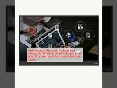 Neue Produkte Riotouch Android Led Interaktives Flat Panel 4k Whiteboard Smart Board Für das Unterrichten im Klassenzimmer Interaktives Brett