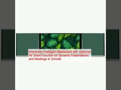 Interaktive intelligente Tafel mit optionale Luftanteilfunktion für dynamische Präsentationen und Sitzungen in Schulen