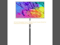 32 Zoll drehbarer Smart TV mit Touchscreen Kiosk für interaktive Ausstellungen und Veranstaltungen