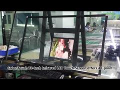 Interaktives Whiteboard mit hoher Auflösung und schwarzem Rahmen