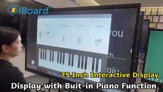 Interaktiver 75-Zoll-Flachbildschirm für Besprechungen
