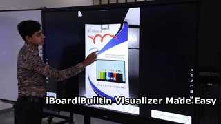 Eingebauter Visualizer für das iBoard Interactive Flat Panel