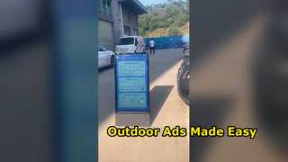 Tragbare digitale Beschilderung iBoard für den Außenbereich