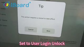 NFC-Funktion auf Smart Meeting Boards