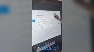 Mehrfarbiges Stiftschreiben für Smartboard