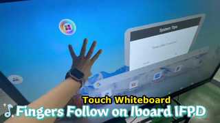 Finger folgen auf iBoard IFP