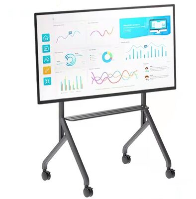 Mobile Diagramm für Smart TV Touch-Bildschirme Rollstand für Größe 55 65 75 86 IFPD
