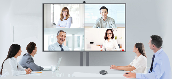 Wechselwirkende Schirm-Monitor der LCD-Flachbildschirmanzeige-4K Android 11 multi Noten-LED mit OPS-Schlitz für Ausbildung