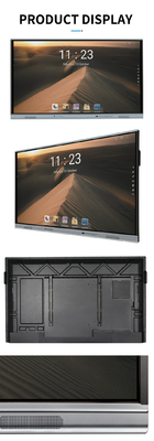 86 Zoll interaktive Flachplatte Aluminiumrahmen Wandmontiert, Android 13, 4+32G, 3840 x 2160