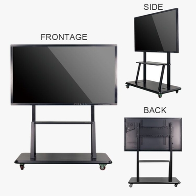 55-86 Zoll Bodenstand verstellbar Smart-TV-Stände Mobilstand bewegliche Trolley-Halter und Wagen
