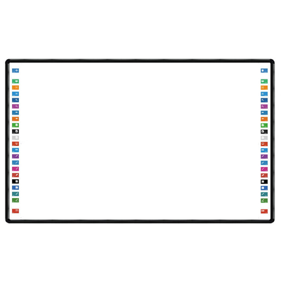 Hohe Präzisions-Steuerung wechselwirkendes Smart Whiteboard 102 Zoll-Aluminiumlegierungs-Rahmen