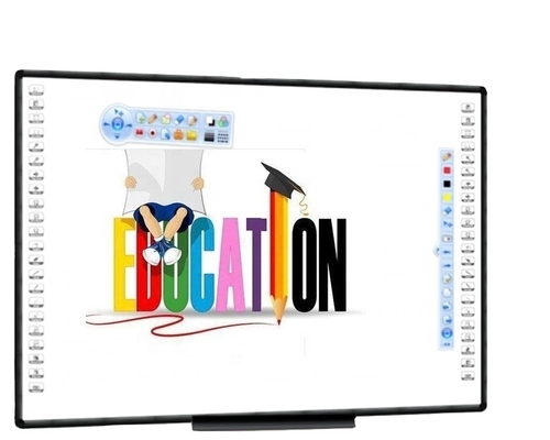 Digitales Whiteboard 10 Punkte Infrarot Finger Multi Touch Interaktives elektronisches Whiteboard Smart Board für Schulen