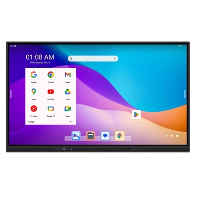 65 Zoll Interaktives Touch-Panel Anzeige Android 11/13 20 Touch Computer Laptop Verbindung für den Unterricht