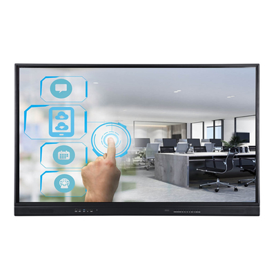 86-Zoll-Smart-TV-Monitore Interaktive Whiteboard-Flachplatte mit All-in-One-PC-Touch-Bildschirm für Schulbüro-Showcase