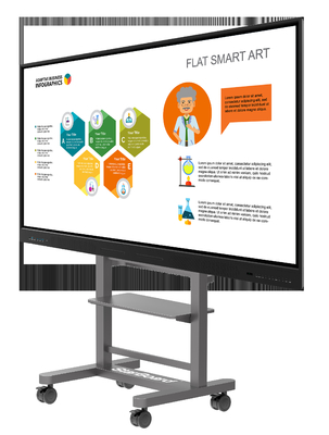 98 Zoll Interaktive Flachbildschirme Smart Boards für Schulbüro-Display