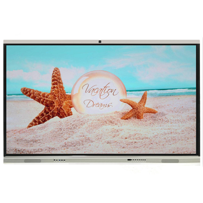 65 Zoll Interaktiver Touchscreen-Monitor Smart Boards mit OPS-Kamera-Mikrofon