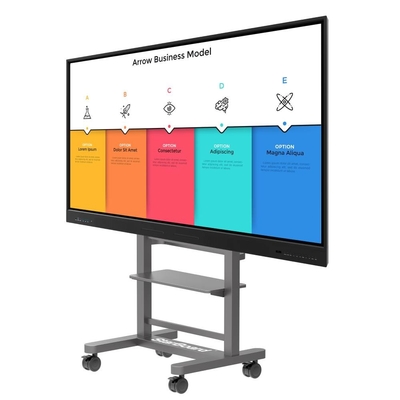 98 Zoll Interaktive Flachplatte 65/ 86 /75 Zoll 4K Interaktive Tafeln mit Array-Mikrofon optional