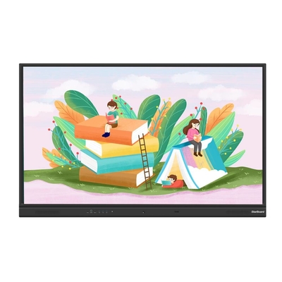 Interaktiver Touchscreen Whiteboard 65 75 86 98 Zoll USB HDMI 20 Punkte Android 13 8+128G PC OPS-Display für Schulen