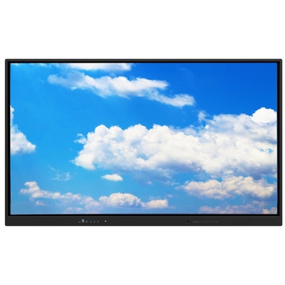 Interaktiver Touchscreen-Monitor 55 65 75 86 98 110 Zoll 3840*2160 4K Kamera Mikrofon Transscreen Android 13 OPS All in One
