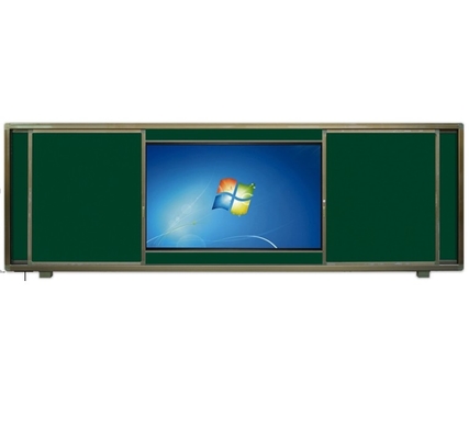 75-Zoll-interaktive Flachbildschirme mit mehreren Berührungsbildschirmen mit gleitendem Whiteboard
