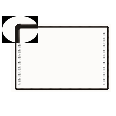 Interaktives Projektorbrett 4K 82 85 102 Zoll Seitenleiste 10 Berührungspunkte USB PC Stift Finger Schreiben Weißbrett Für Schulen