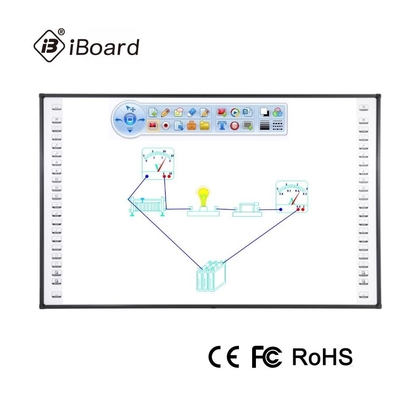 Digitale elektronische Lehrmaschine Whiteboard Finger Touch Smart Interaktive Whiteboard mit HD Projektor für die Schule