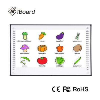 102 Zoll interaktives Whiteboard mit Keramikoberfläche und 20 Touch-Punkten für das Klassenzimmer