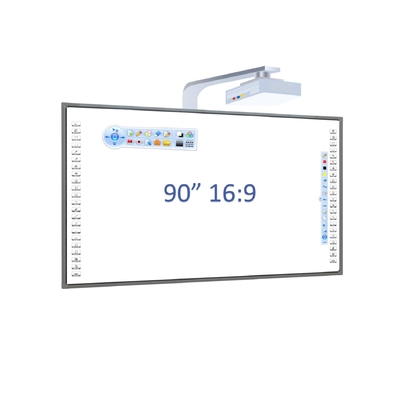 90 Zoll Interaktives Whiteboard Infrarot Touch Stahl Nano Oberfläche Aluminiumlegierung Rahmen