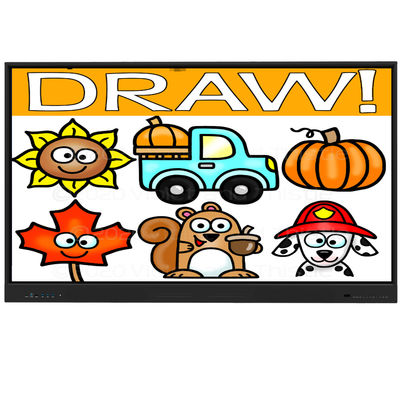 55/65/75/86/98 Zoll Interaktive Flachplatte für Videokonferenzen in der Wirtschaft und im Bildungsbereich