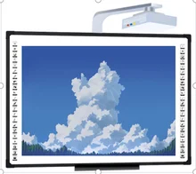 55/65/75/86/98 Zoll Optionales Infrarot Interaktives Whiteboard 2mm Positionierungsgenauigkeit