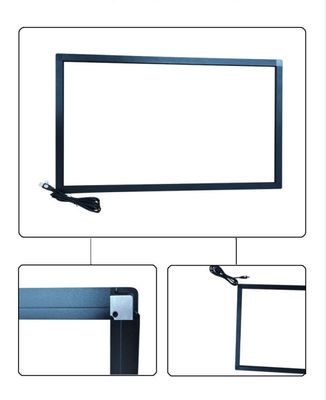 19"65"75"86" Multi IR Touchscreen Frame Überlagerung Interaktiver IR-Rahmen für Smart TV Interaktionsmonitor