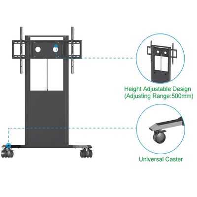 Interaktiver Whiteboard-Stand TV-Stand Elektronischer Bodenstand für die Größe 65/75/86 Zoll