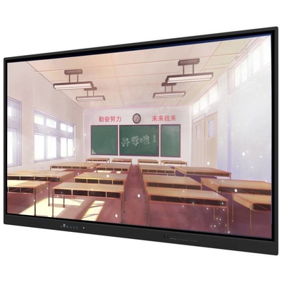 Smart Interactive Whiteboard 4K HD Touchscreen Tempered Glass Gestenerkennung zum Unterrichten von Schulkindern