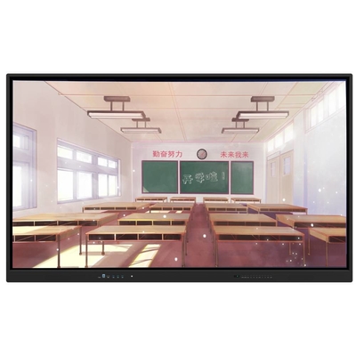 Smart Interactive Whiteboard 4K HD Touchscreen Tempered Glass Gestenerkennung zum Unterrichten von Schulkindern
