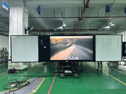 75-Zoll-aufzeichnbares Whiteboard-Doppelsystem Kompatibel mit Android Windows Linux Ma OS für die Trainingspräsentation