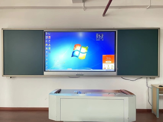 Interaktive Handerkennung Intelligentes Greenboard 16:9 Multi Touch 10-32 Punkte 8 64G RAM ROM Android PC Whiteboard