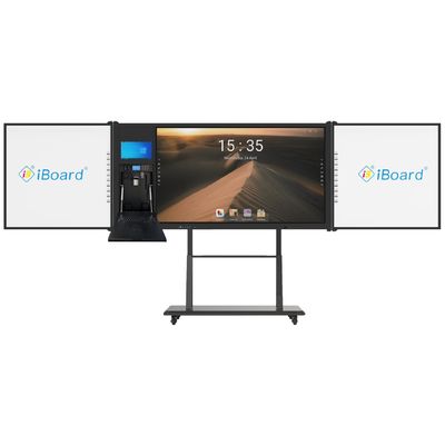 75-Zoll-Bildschirm 4K Ultra HD Auflösung und All-in-One-Display mit Smartboards