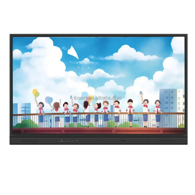 65 75 86 Zoll 20 Touch Android Interaktives Flat Panel mit 4000:1 Kontrast 6ms mit WIFI Hotspot HDMI/VGA/USB Ausgänge