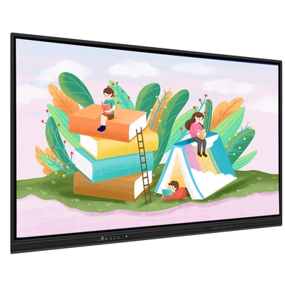 Interaktive Flachplatte mit Android WIN 10 System 20 Touch Points Wireless Share Handerkennung für Educatuon lehren
