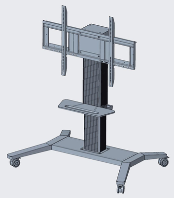 Interaktive Smart Board-Stand mit Neigung und Höhenverstellung für 55 ~ 86 Zoll große Boards