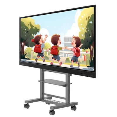 Android 13 LED Interaktives Whiteboard 40 Touchpoints 86 Zoll Smart TV-Displays mit WIFI BT HOTPOT für den Schulunterricht