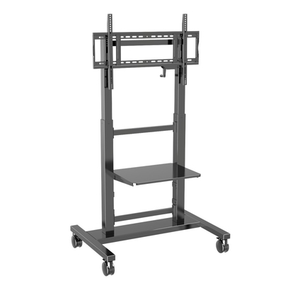 55-86 Zoll Bodenstand verstellbar Smart-TV-Stände Mobilstand bewegliche Trolley-Halter und Wagen