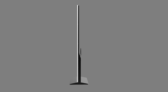 Innenraum 43-Zoll-Boden-Stand kundenspezifischer Design Supermarkt LCD Werbeanzeige Stand Digital Signage Kiosk