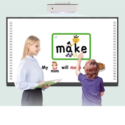 Digitale elektronische Lehrmaschine Whiteboard Finger Touch Smart Interaktive Whiteboard mit HD Projektor für die Schule