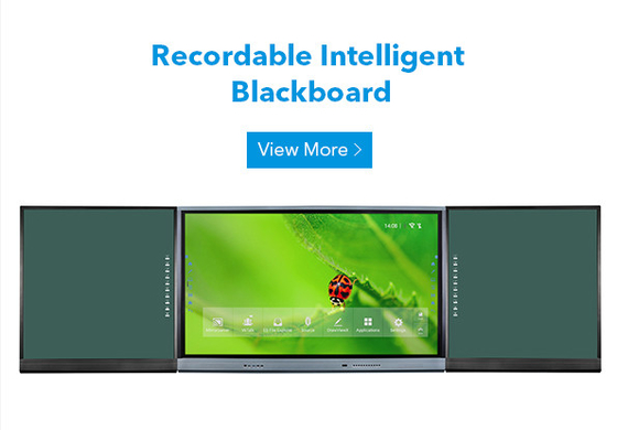 Intelligentes Blackboard 75 86 Zoll Android Touch Panel Display mit max. 4 oder 9 Bildschirmunterstützung für verbesserte Interaktion
