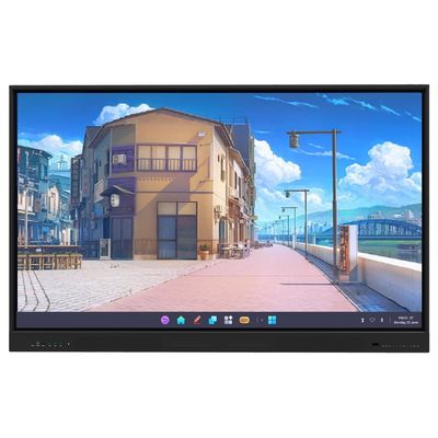 Interaktiver Touchscreen 86 Zoll 4K Smart Board für Schulunternehmen