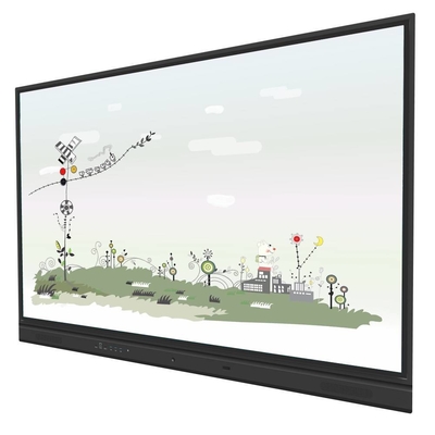 LED Interaktive Whiteboard 98 Zoll Android 14 WLAN HDMI VGA DP 50 Punkte mit Lehrsoftware für Grundschüler