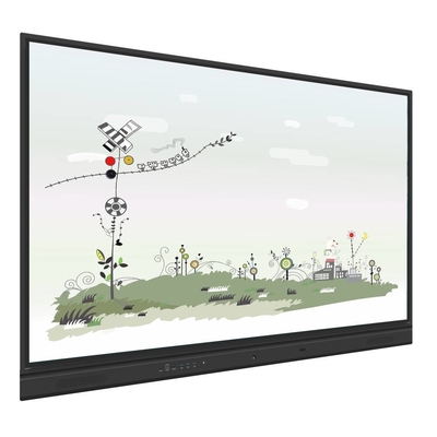 LED Interaktive Whiteboard 98 Zoll Android 14 WLAN HDMI VGA DP 50 Punkte mit Lehrsoftware für Grundschüler